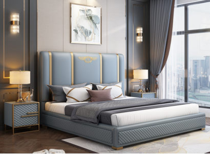 Double bed, luxury wood bed frames, bed frame, furniture design, modern.